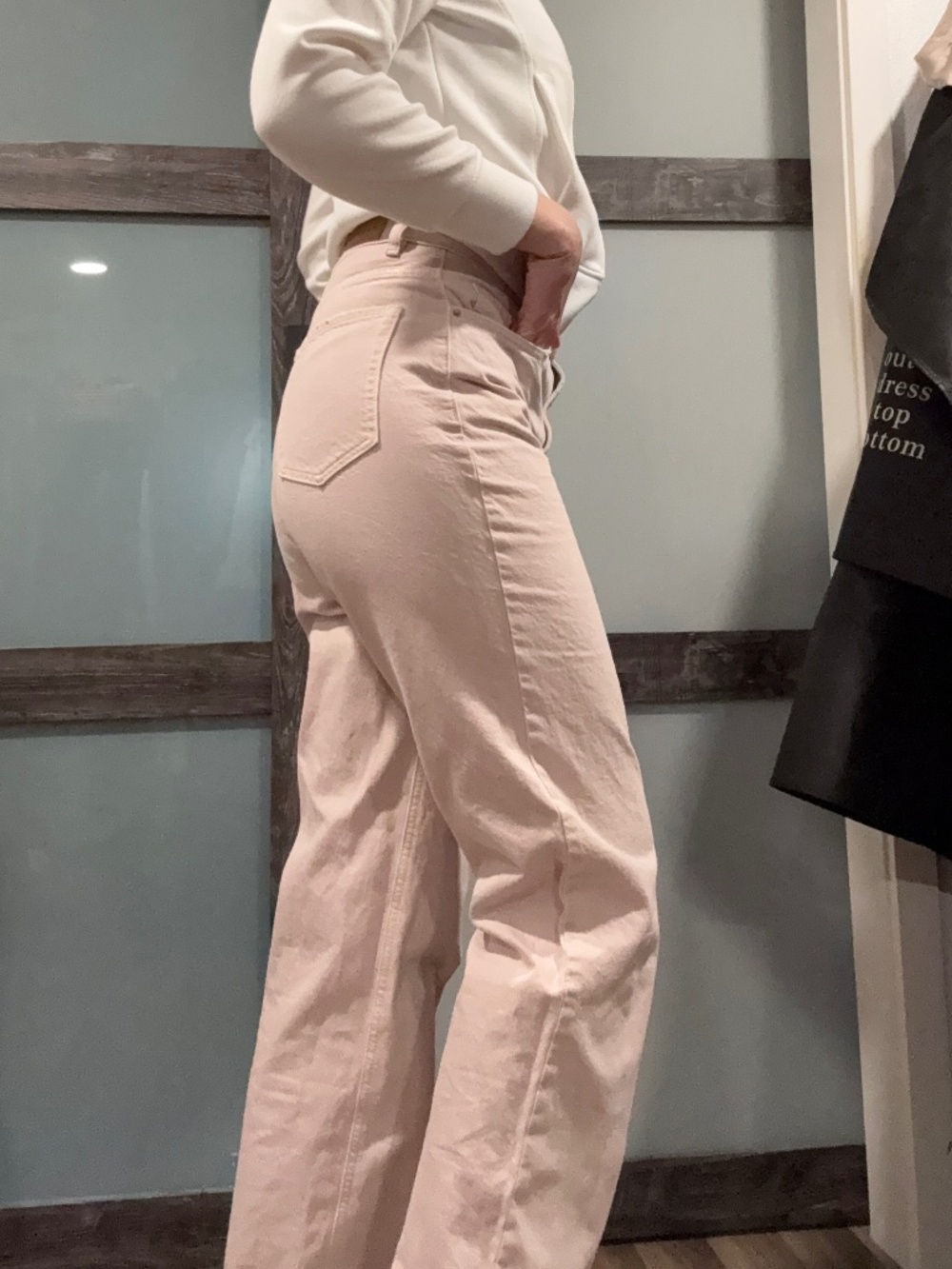 Pacsun light blush pink 90s boyfriend jean - 27
